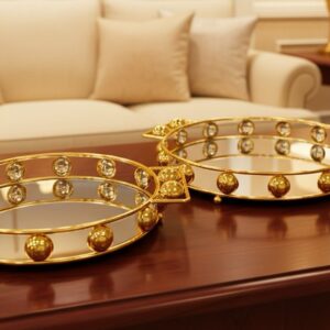 mirrored tray