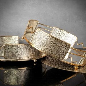 PARLAK METAL YUVARLAK 2 Lİ TEPSİ 25+30 CM