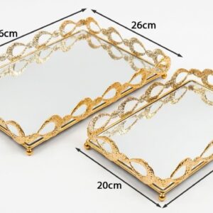 mirrored tray