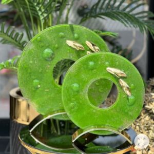2-Tier Wooden Display Stand – Glass Fusion