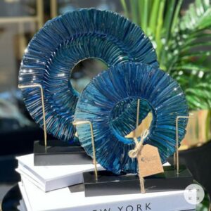 2-Tier Wooden Display Stand – Glass Fusion